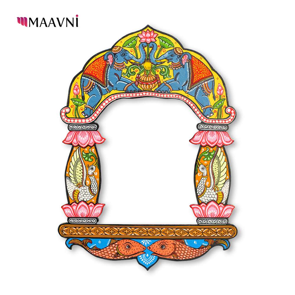 Hand-painted Pattachitra Design Jharokha | Maavni - Image 3