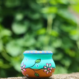 Hand-painted Pattachitra Makhan Matki Festive Decor | Maavni