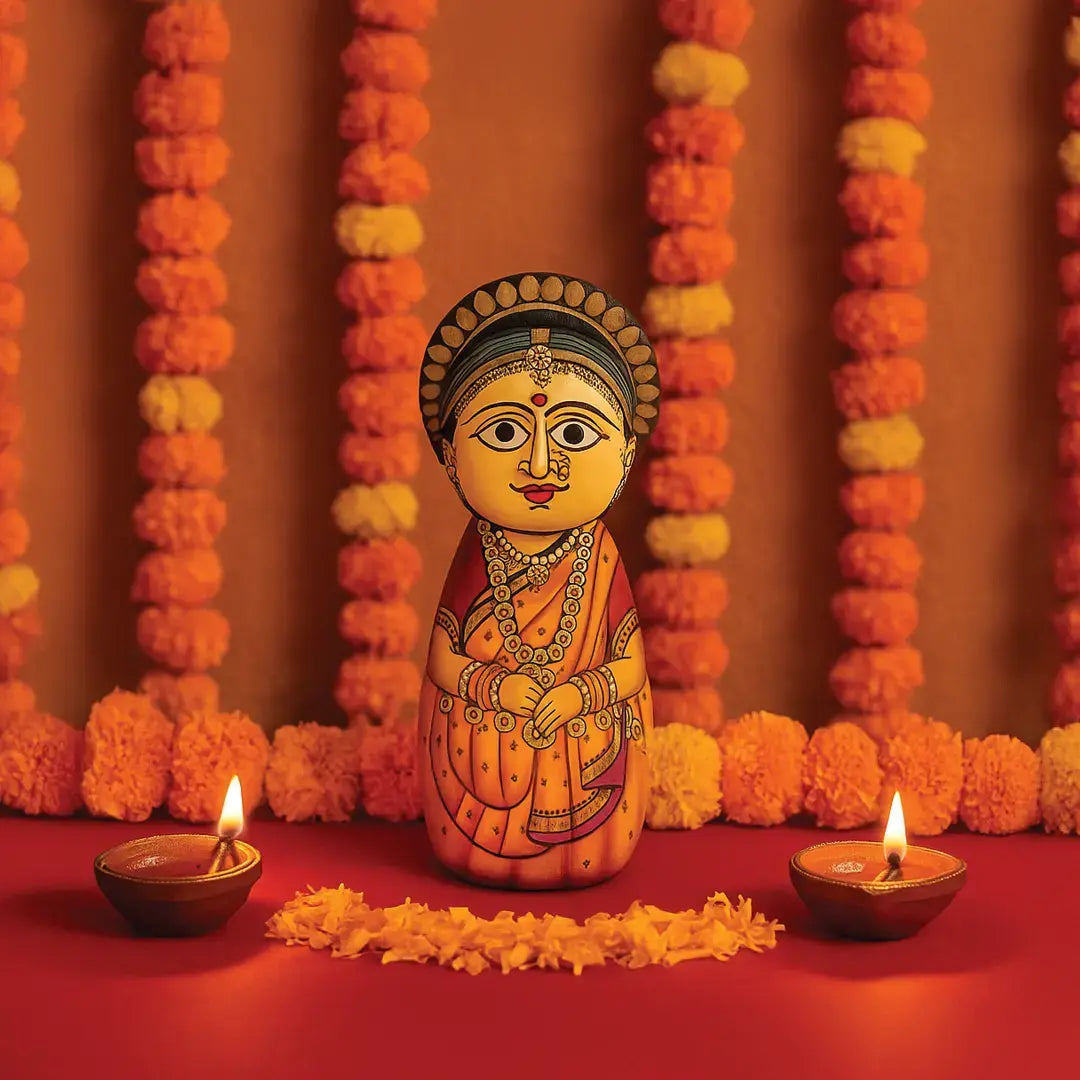 Hand-painted Pattachitra Odishi Dolls| Maavni