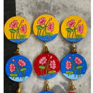 Hand-painted Pattachitra Hangings With Bells Size Decor | Maavni