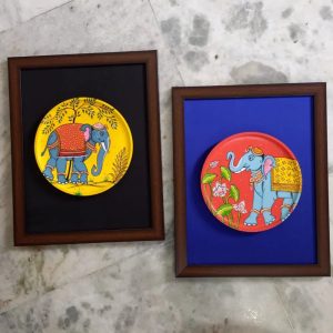Hand-painted Pattachitra Frame With Corporate Gifting Wall Plate |
