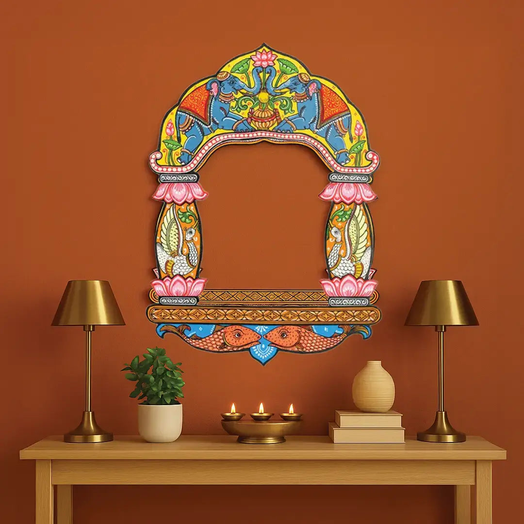Hand-painted Pattachitra Design Jharokha | Maavni