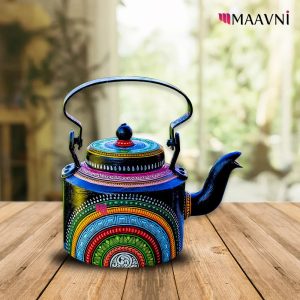 Hand-painted Pattachitra Colorful Kettle | Maavni
