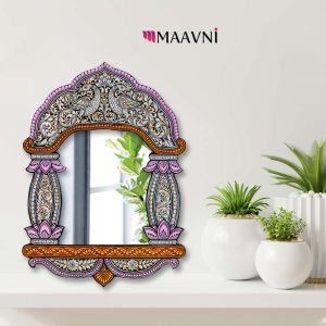 Hand-painted Pattachitra Peacock Jharokha By Decor | Maavni