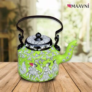 Hand-painted Pattachitra Musical Theme Kettle | Maavni