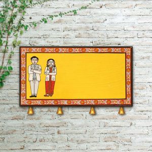 Hand-painted Pattachitra Doctor Theme Name Plate | Maavni