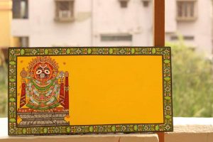 Hand-painted Pattachitra Shree Jagganath Name Plate | Maavni