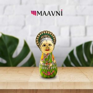 Hand-painted Pattachitra Odishi Doll Decor | Maavni
