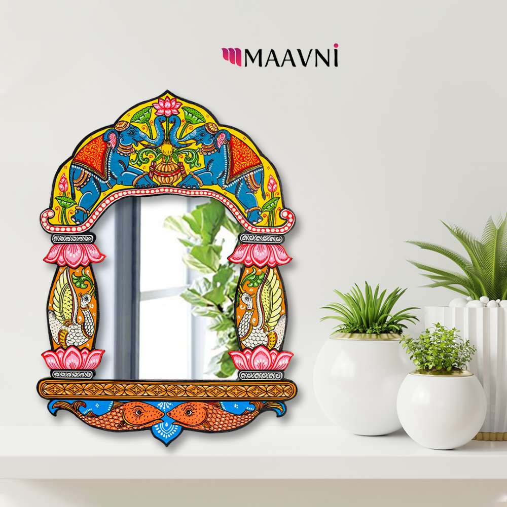 Hand-painted Pattachitra Design Jharokha | Maavni - Image 2