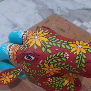 Hand-painted Pattachitra Ramhead Decor | Maavni