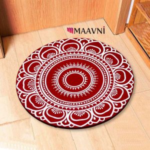 Hand-painted Pattachitra Odia Jhunti Style Rangoli Boards Pooja Room