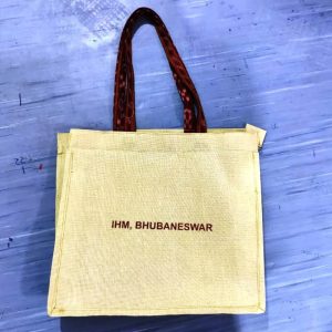 Hand-painted Pattachitra Corporate Jute Bag Ihm Decor | Maavni
