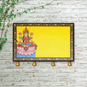 Hand-painted Pattachitra Laxmi Name Plate | Maavni