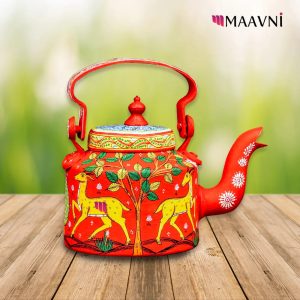 Hand-painted Pattachitra Deer Kettle | Maavni