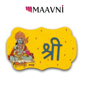 Hand-painted Pattachitra Hanuama Name Plate | Maavni