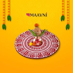 Hand-painted Pattachitra Odia Jhunti Style Rangoli Board For Pooja