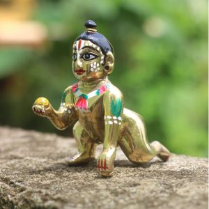 Hand-painted Pattachitra Bal Gopal Festive Decor | Maavni