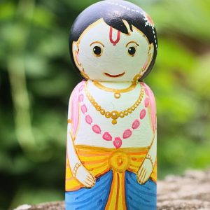 Hand-painted Pattachitra Balaram Doll Festive Decor | Maavni
