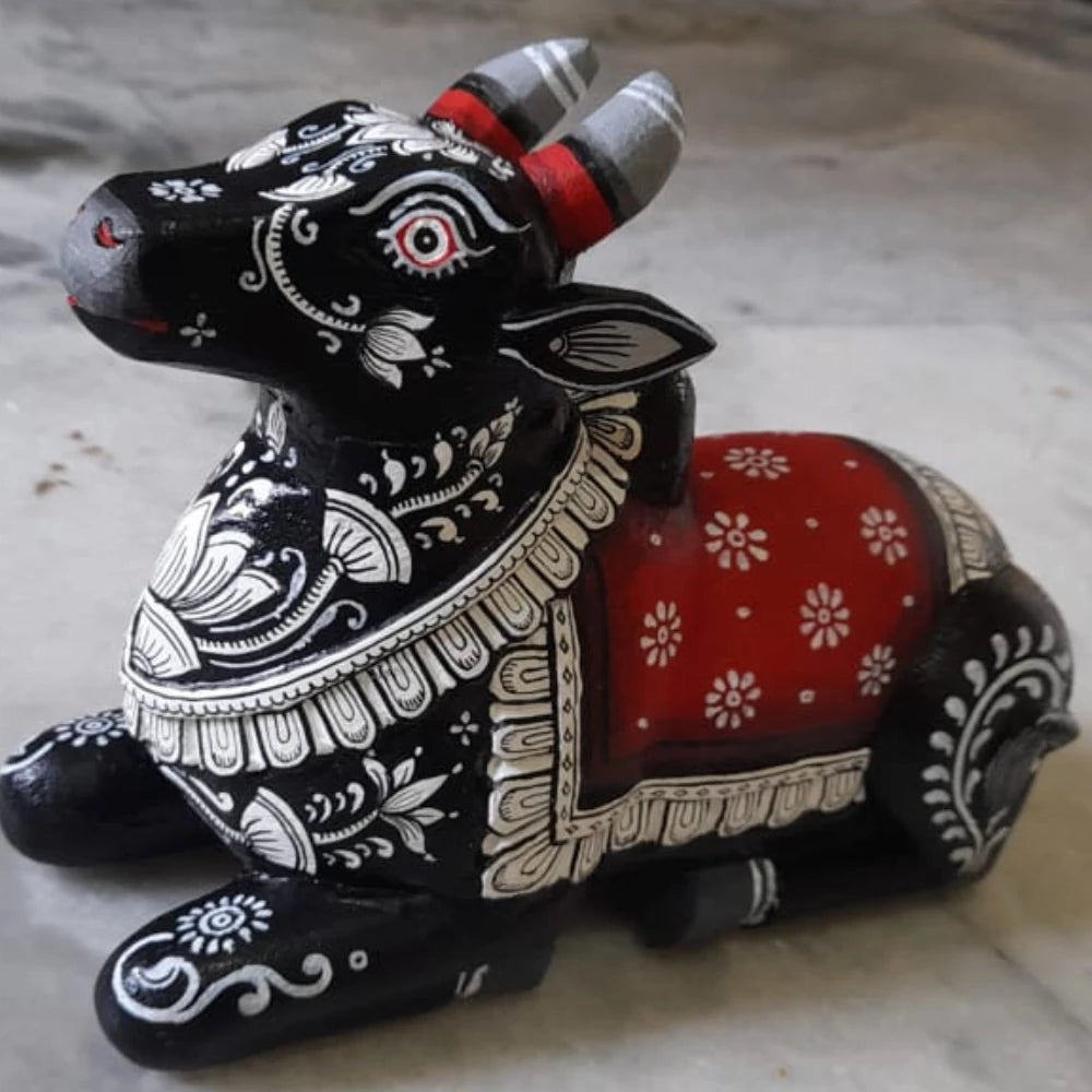 Hand-painted Pattachitra And Nandi Decor | Maavni - Image 2
