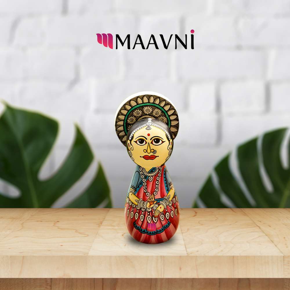 Hand-painted Pattachitra Odishi Doll| Maavni
