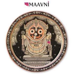 Hand-painted Pattachitra Jagannath Wall Plate | Maavni