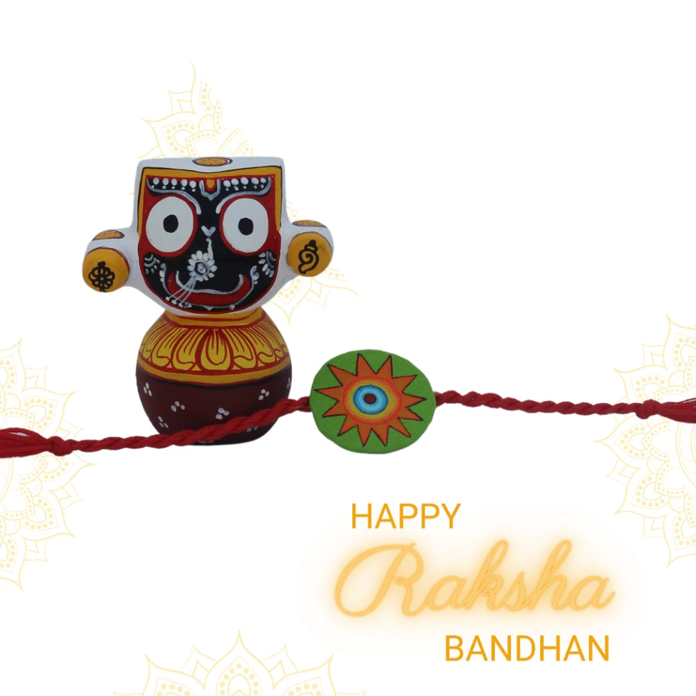 Hand-painted Pattachitra Jagkidsrakhiset Festive Decor | Maavni